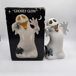 Vintage Ghostly Glow from Michael's porcelain candle lantern votive burner